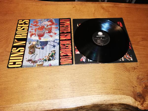 Guns`n Roses Appetite for destruction 1987 Geffen Records Deutsche Pressung 924148-1 VG/VG+